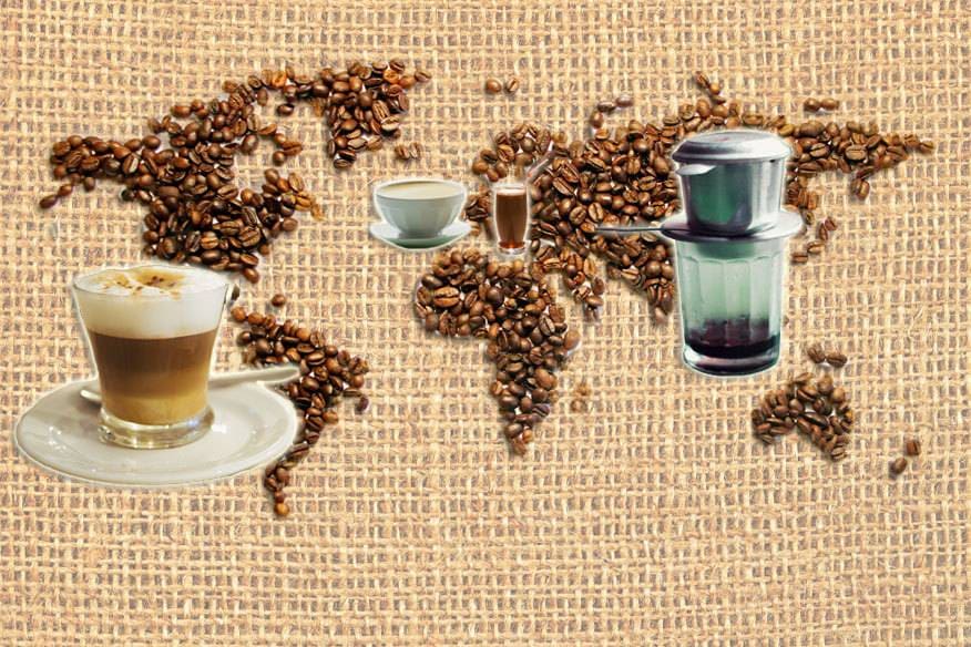 One and the same product is grown in several dozen countries today: coffee.  But it is enjoyed and celebrated differently around the world