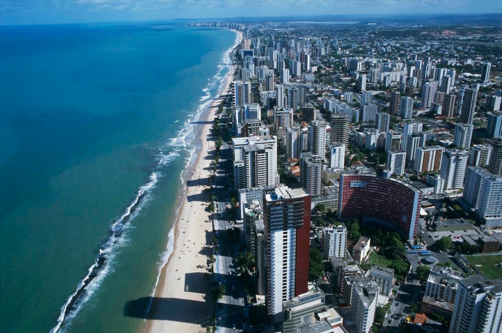Boa Viagem beach in Recife