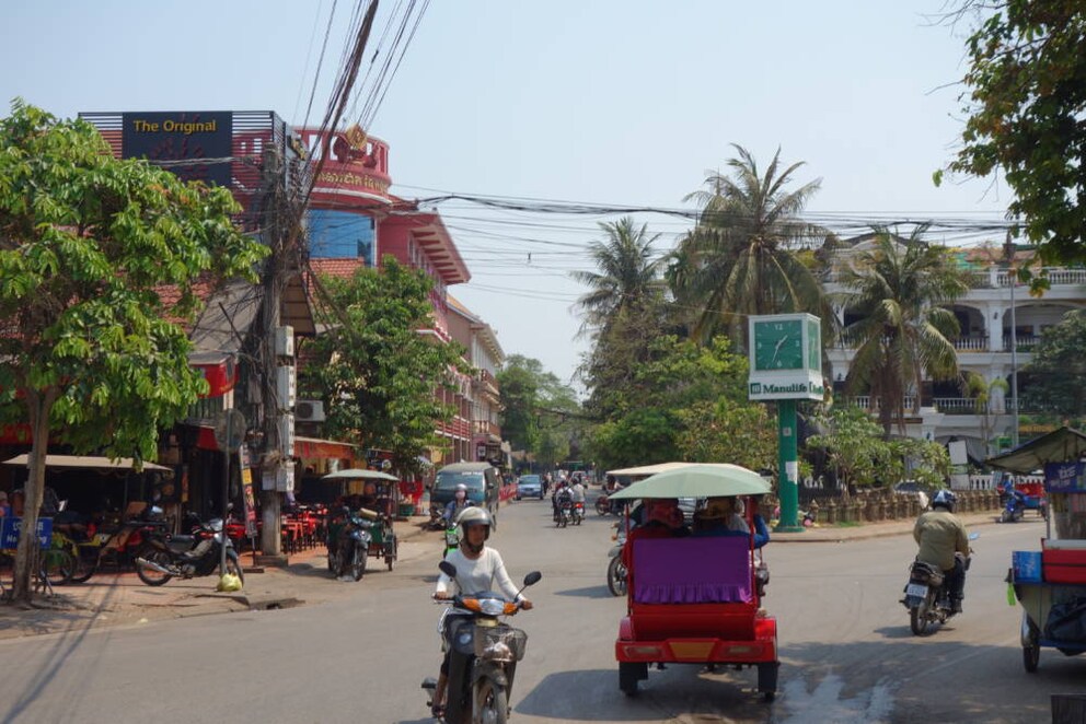 Straße in Kambodscha