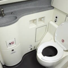Toilette Flugzeug