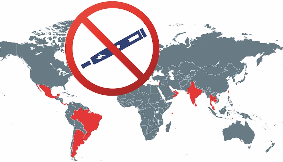 In diesen Ländern sind E-Zigaretten verboten - Travelbook
