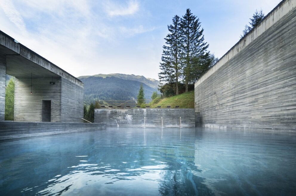 Exceptional sauna landscapes in Europe: Therme Vals