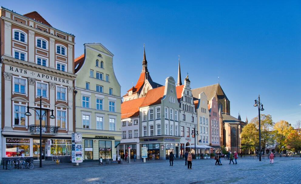 The market square in Rostock